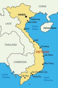 Vietnam karta