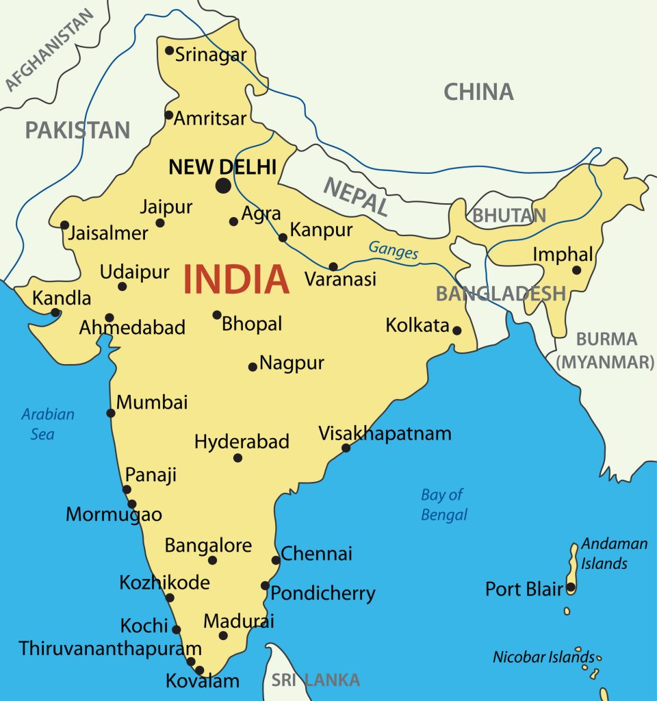 Indien karta